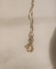 14k Solid Gold Yellow Chain Necklace 19" Marked 14k Italy — photo 2