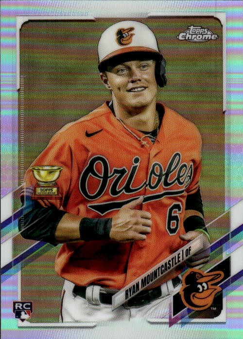 2021 Topps Chrome Ryan Mountcastle #63 Refractor Baltimore Orioles 22K