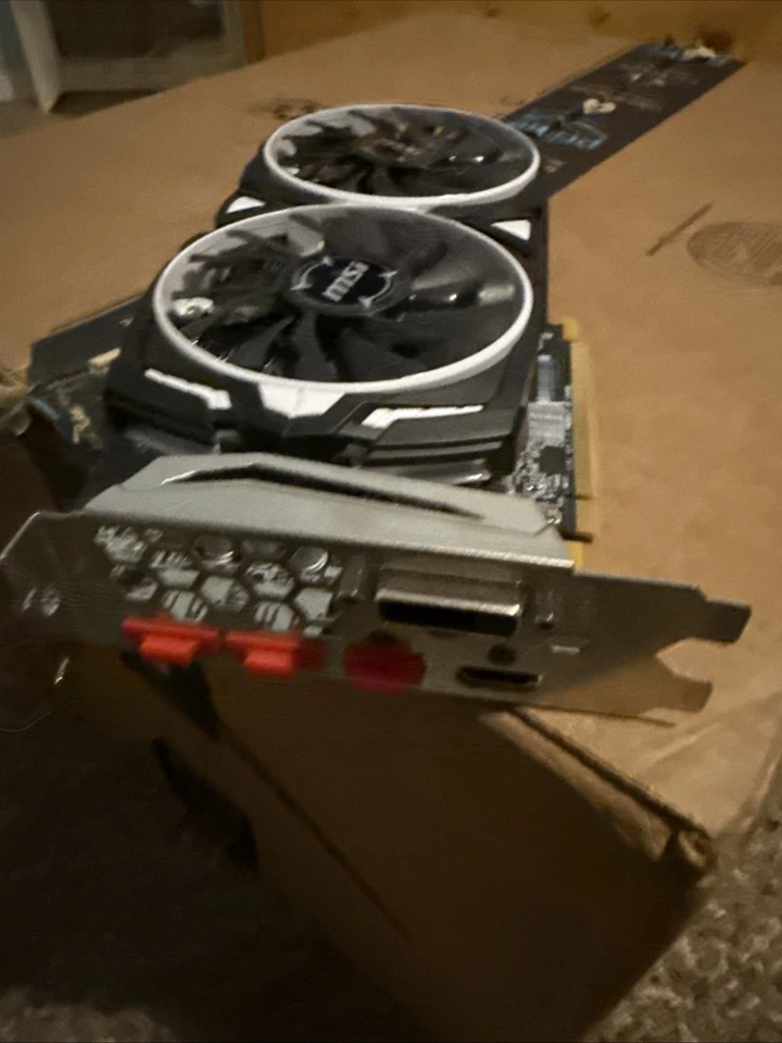 MSI AMD Radeon RX 480 ARMOR OC 4GB GDDR5 Graphics Card GPU - Image 4 of 4