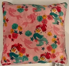 16" NWT Set of 2 THE LITTLE MERMAID The Big One Plush Velour Throw Pillows