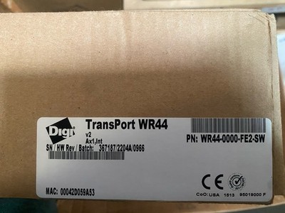 Digi TransPort WR44 mit UK PSU Digi TransPort WR44 mit Zubehör - Neu