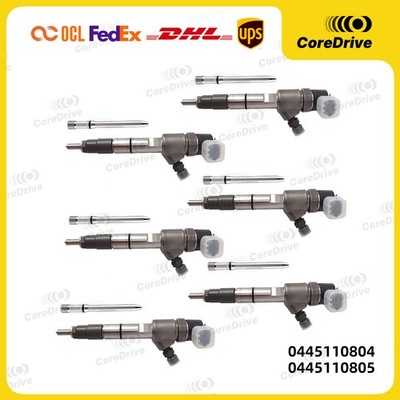 6X NEW Fuel Injector 0445110804 0445-110-804 0445110805 Compatible JMC QlLlNG T7
