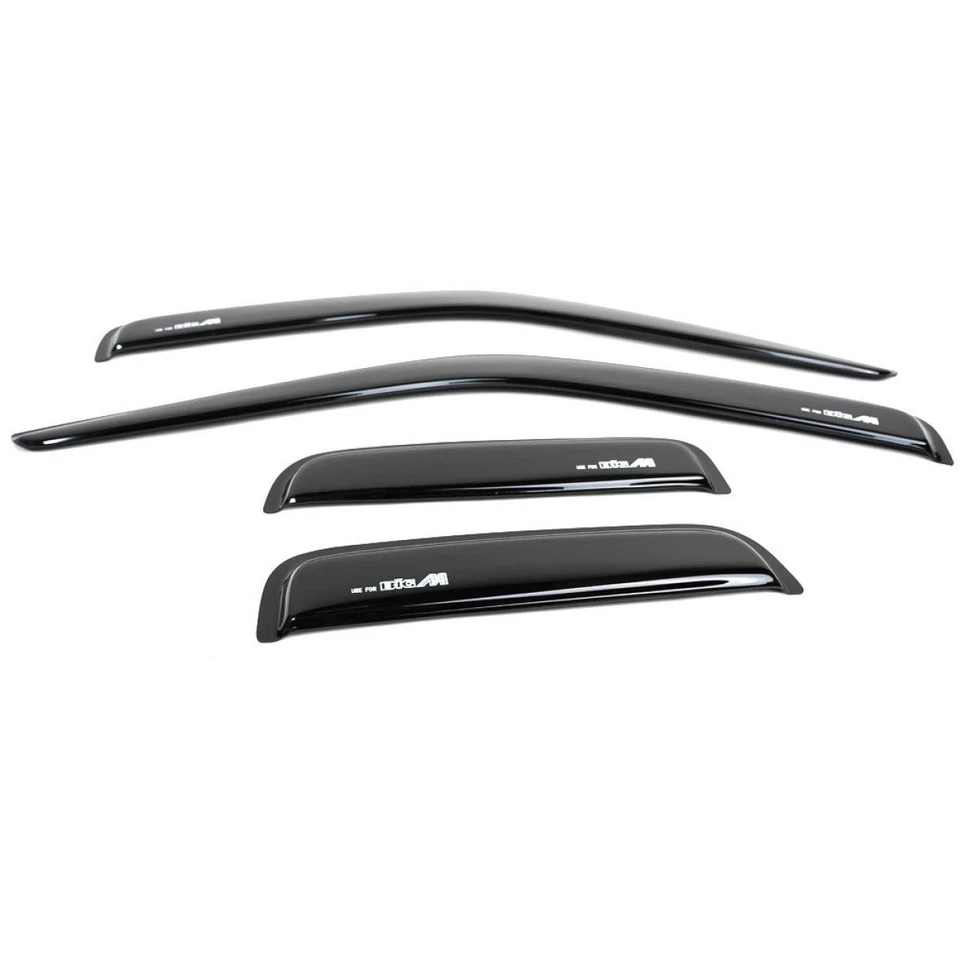 Deflector de viento protector de clima negro para camioneta Nissan Navara Big-M D21 1989-97 Foto 4 de 4