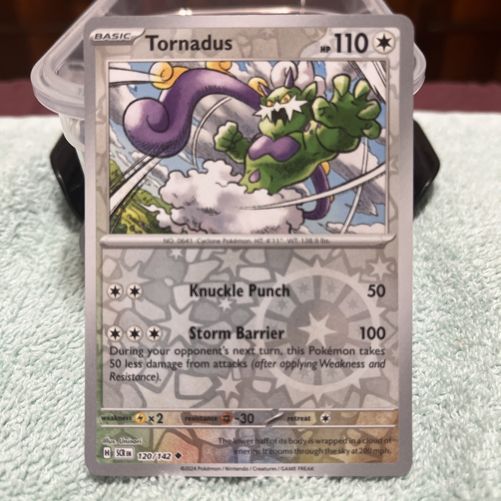 Tornadus 120/142 Reverse Holo Pokemon Card 