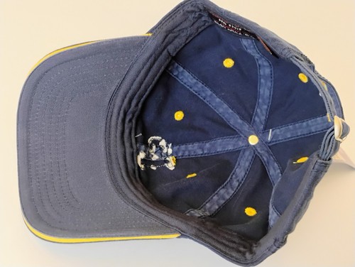 U.S. Polo Assn. Baseball Cap – Navy & Yellow Hat – Since 1890 Logo – Adjustable - Picture 5 of 6