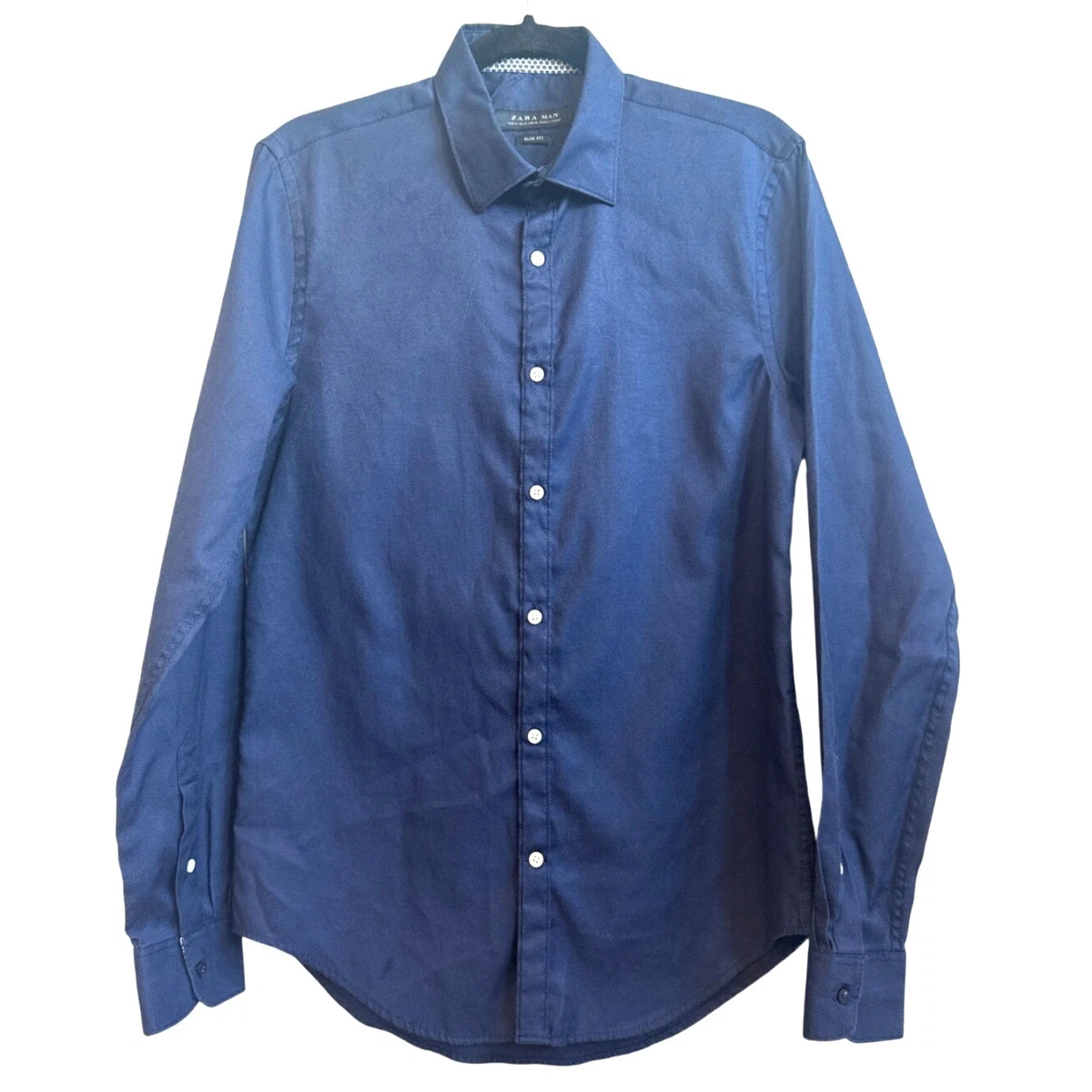 Zara Slim Button-Down Dress Shirts for Men for sale | eBay