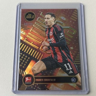 Younes Ebnoutalib Topps Gold Bundesliga Future Stars 06/25 Frankfurt 2025 26 RC