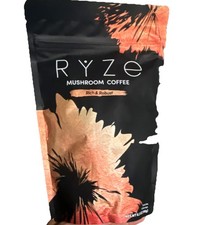 RYZE Mushroom Coffee Rich Robust Instant USDA Organic Gluten Free 8.8 oz