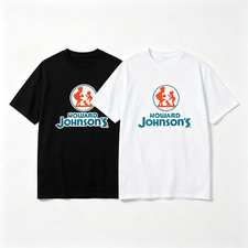 Retro Howard Johnson's Logo Classic American Casual T-Shirt SIZE S-5XL