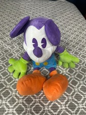 Walt Disney World Disneyland Authentic Blue Orange Purple Mickey Mouse Plush 10