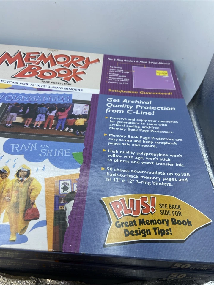 150 Memory Book 12"x12" Sheet Protector Refill Pages Scrapbook CLine 3 Boxes - Image 3 of 4
