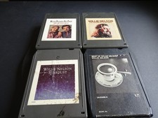 Lot Of 4 8 Track Tapes willie nelson,best of stardust your mind more tested