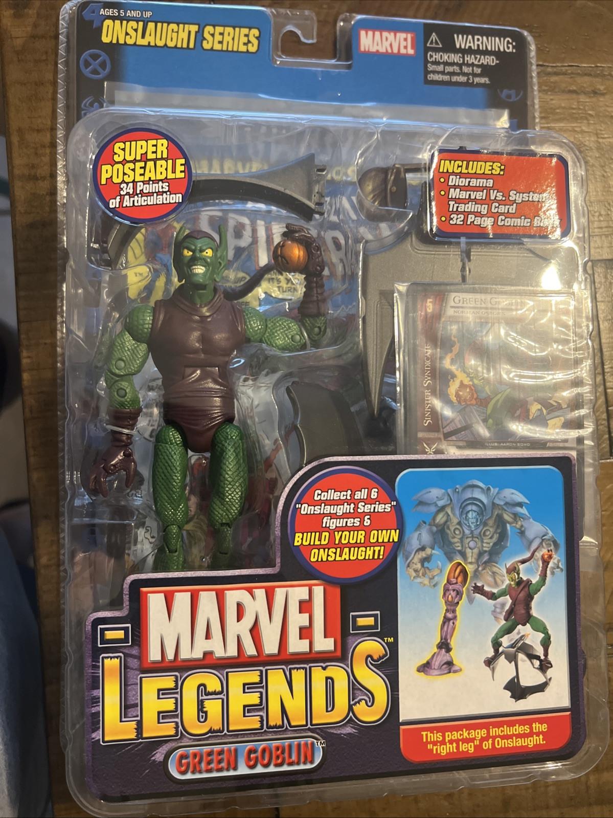Toy Biz Marvel Legends 2006. Green Goblin Masked. Spider-Man