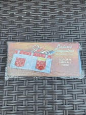 Vintage 1974 Corduroy And Patchwork Pencil Case, In Original Package