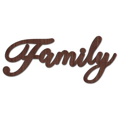 Cutout Sign Family Letter Wooden Wall Art Decor Wood Word Sculpture Signs Rus...