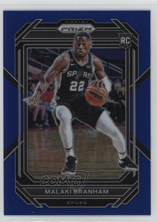 2022-23 Panini Prizm Blue Prizm 60/199 Malaki Branham #230 0l8z
