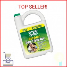 Simple Green Outdoor Odor Eliminator for Pets, Dogs, 1 gallon Refill - Ideal for