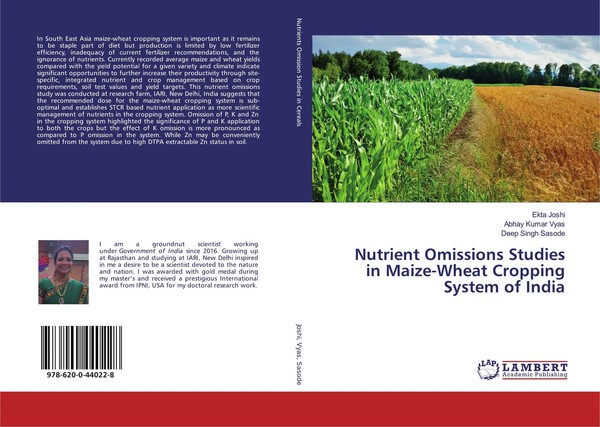 Ekta Joshi (U. A.) | Nutrient Omissions Studies In Maize-Wheat Cropping...-image