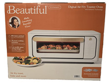 Beautiful 9 Slice Infrared Air Fry Toaster Oven 10 Cooking Funct Kitchen 1800W