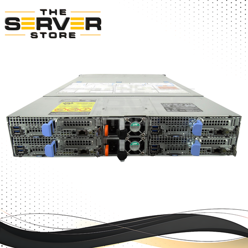 Dell C6420 4-Node 8x Gold 5118 2.3GHz 12C 2TB 8x Trays 2x 10GbE Rails - Afbeelding 2 van 3