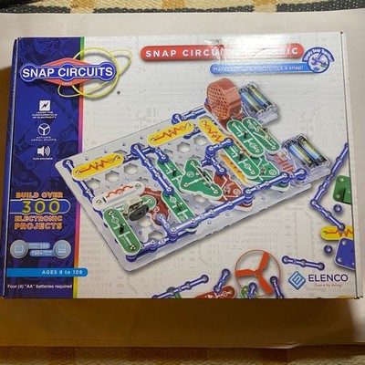 Elenco Snap Circuits Classic SC300 Electronics Kit Sc-300 60 Parts