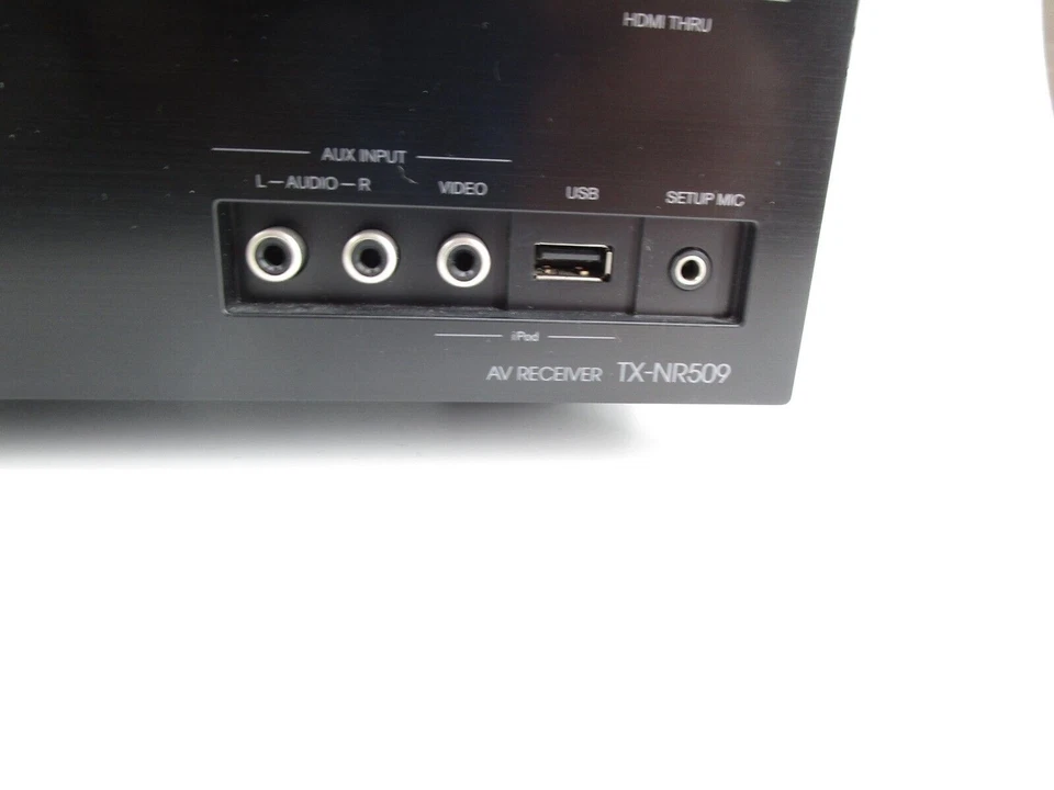 Onkyo TX-NR509 5.1 Channel Network A/V Receiver Working Remote Box Bundle - Image 3 of 4