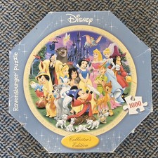 🧩RAVENSBURGER Disney Collectors Edition Round Jigsaw 1000 Piece Fully Complete