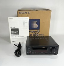 SONY EV-A50  EV-C3  Video8 8mm VCR Editing Player - Power Tested / AS-IS