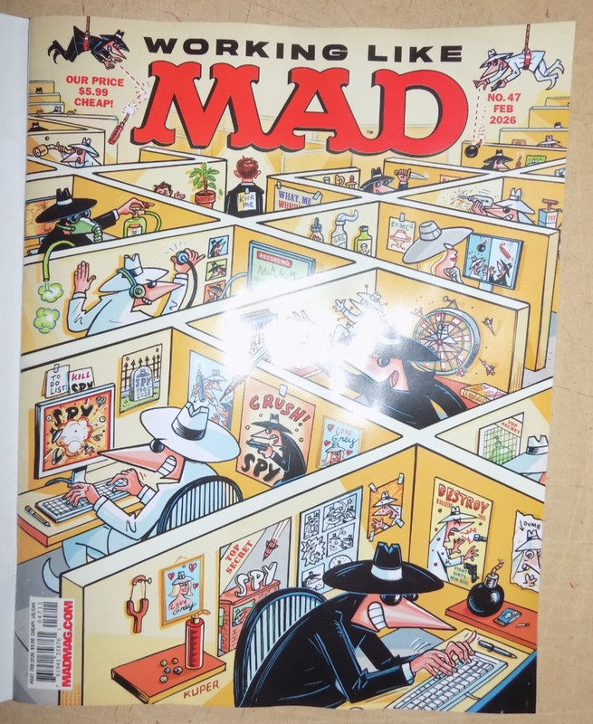 WORKING LIKE MAD - MAD MAGAINE - ISSUE #47 FEB 2026