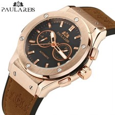 PAULAREIS Casual Waterproof Men's Watch Luminous Automatic Mechanical Great Gift