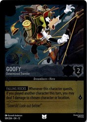 Goofy - Determined Traveler 189/204 Wilds Unknown Cold Foil