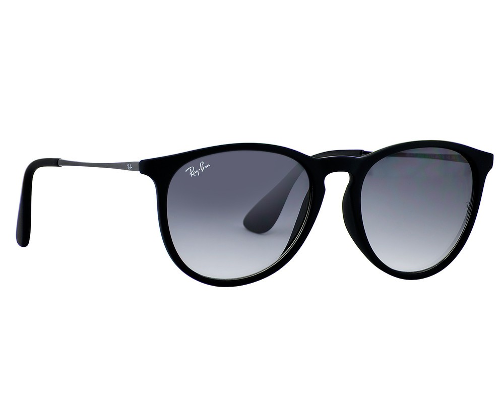 Ray-Ban RB4171 Erika Matte Black Frame Grey Gradient Lens 