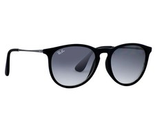 Ray-Ban RB4171 Erika Matte Black Frame Grey Gradient Lens 54mm Women Sunglasses
