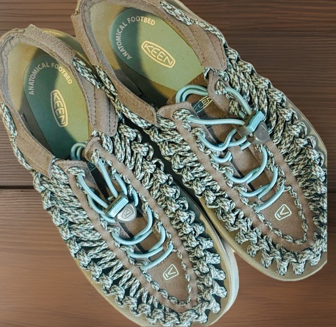 Keen UNEEK Paracord Bungee Cord Corda Scarpe da Acqua Sandali da Escursionismo Donna Taglia US 8