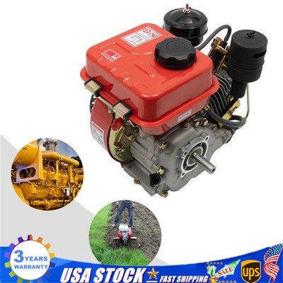 Single Cylinder Diesel Engine Recoil Start 4-Stroke Recoil Start for Farm Use