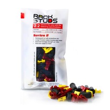 Rackstuds R20 Series II Server Rack Screws 20 Pack Red