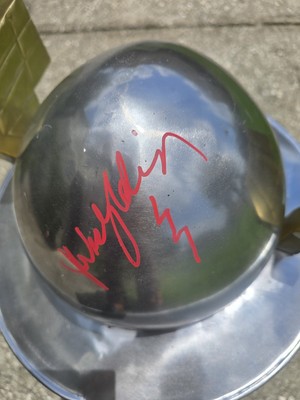 The Flash Helmet, Jay Garret, signed by John Wesley Shipp. Collector's item.