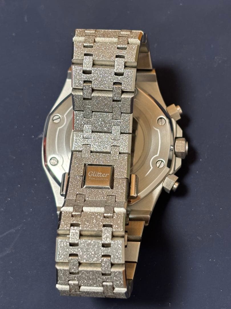 Glitter Iced Dial California Watch Diamante Jewelry Unisex Used image 6