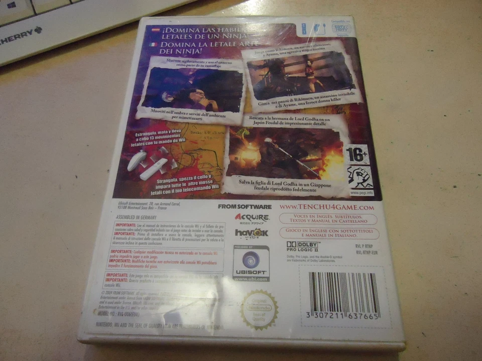 Nintendo wii Tenchu Shadow Assassins completo Pal España, foto 2 de 5