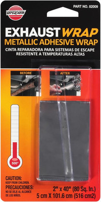 Exhaust Tape: Muffler Repair Kit, High Temp Aluminum Bonding Agent Exhaust Leak