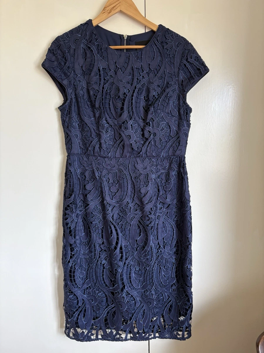 tadashi shoji long sleeve lace cocktail dress Tadashi Shoji
