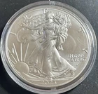 2023 W American Silver Eagle .999 Silver Uncirculated Bullion $1 Coin in Capsule