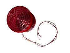 Federal Signal Electraflash 141st Red Signal Warning Strobe Light 120vac Federal Signal Electraflash 141st Red Signal Warning Strobe Light 120vac