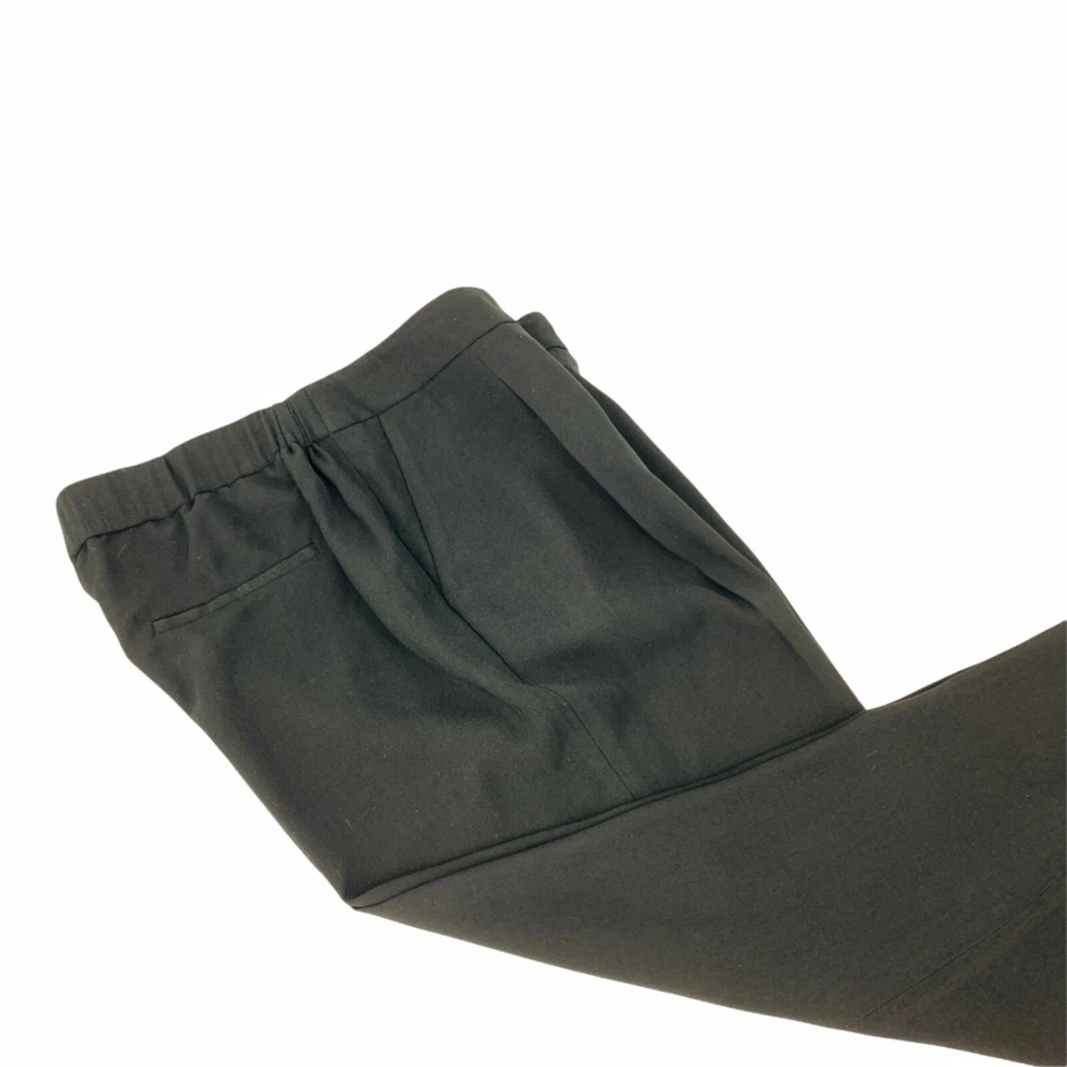 Calça Halogênio Feminina Preta 9879 Tamanho 4 Pequena Carreira Malha Poliéster - Imagem 3 de 4