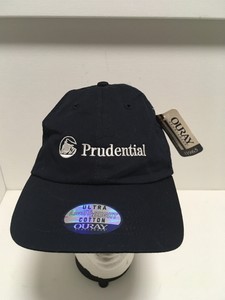 PRUDENTIAL-Insurance-Logo-Baseball-Hat-Adjustable-Size-Ball-Cap-Blue-NEW-NWT