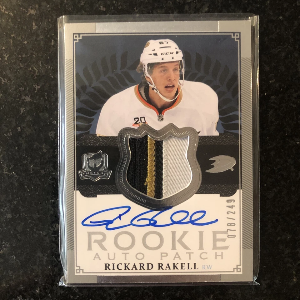 2013-14 UD The Cup #122 Rickard Rakell RPA Auto Patch /249 Rookie Rc - Image 4 of 4