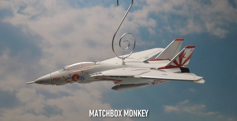 F-14A Tomcat VF-111 Miss Molly Sundowners US Navy Jet Custom Christmas Ornament - Image 2 of 4