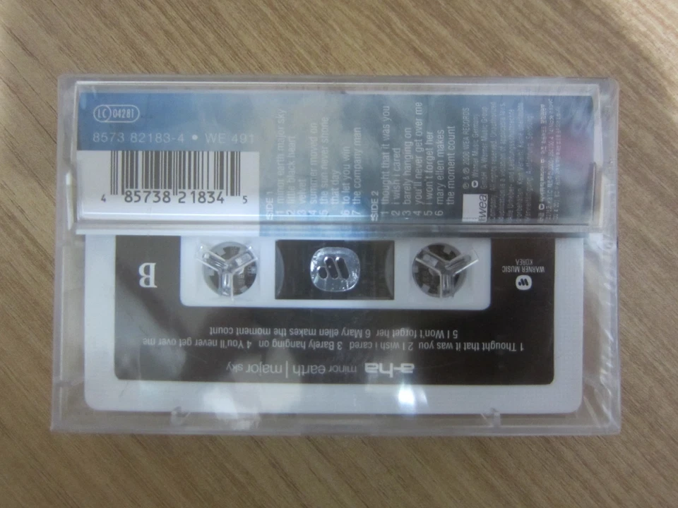 A-Ha - Minor Earth Major Sky Rare Korea Sealed Cassette Tape RARE A HA - Image 2 of 3