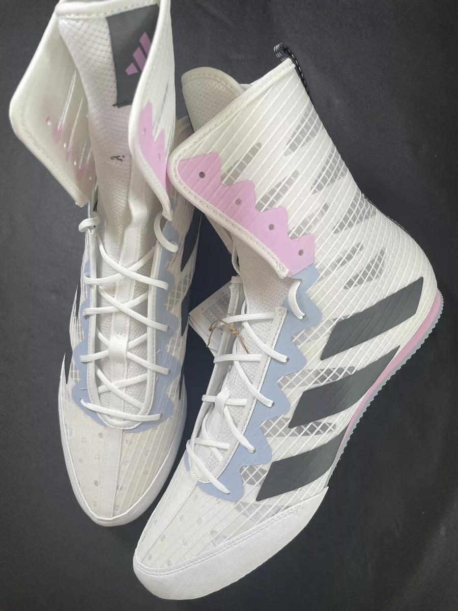 adidas box hog 4 boxing boots white grey liac us11 eBay