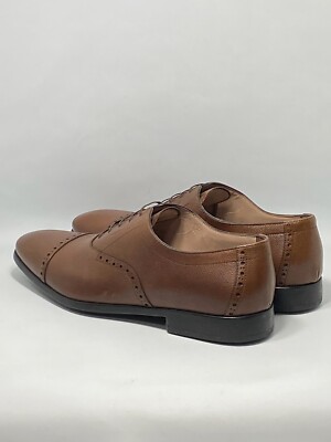$795 Salvatore Ferragamo Riley Radica Pebbled Cap Toe  display picture 1